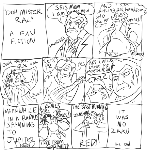 Build Fighters seems to be doing good enough for fans to make Mr. Ral fanfiction.