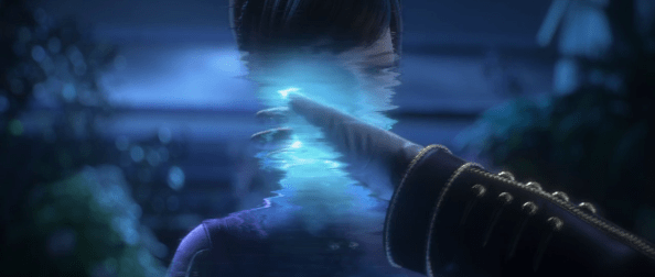 Backhanding you holographic sister...