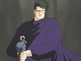 The Grandson of Rasputin... welding his weapon of choice...